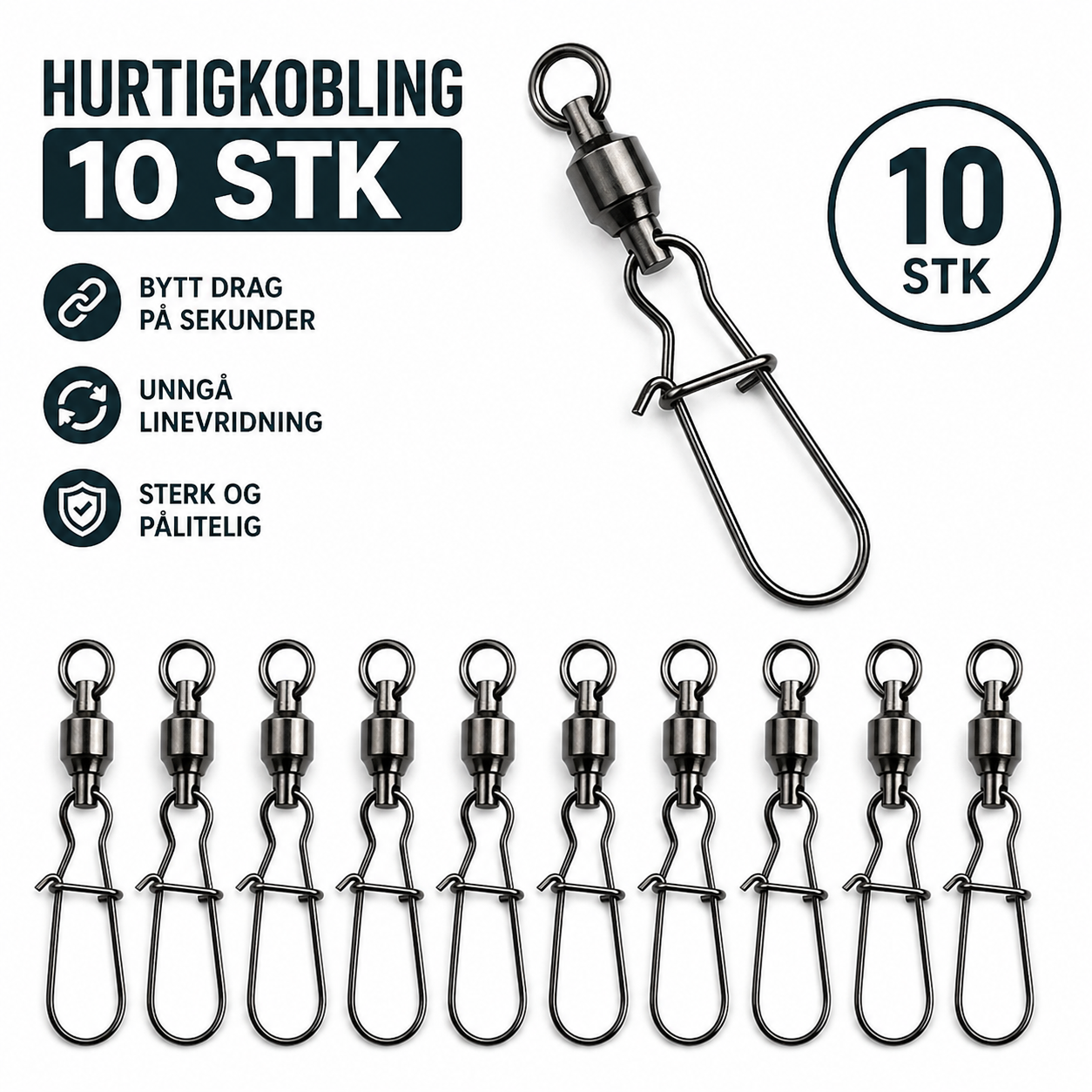 Hurtigkobling (10 stk)