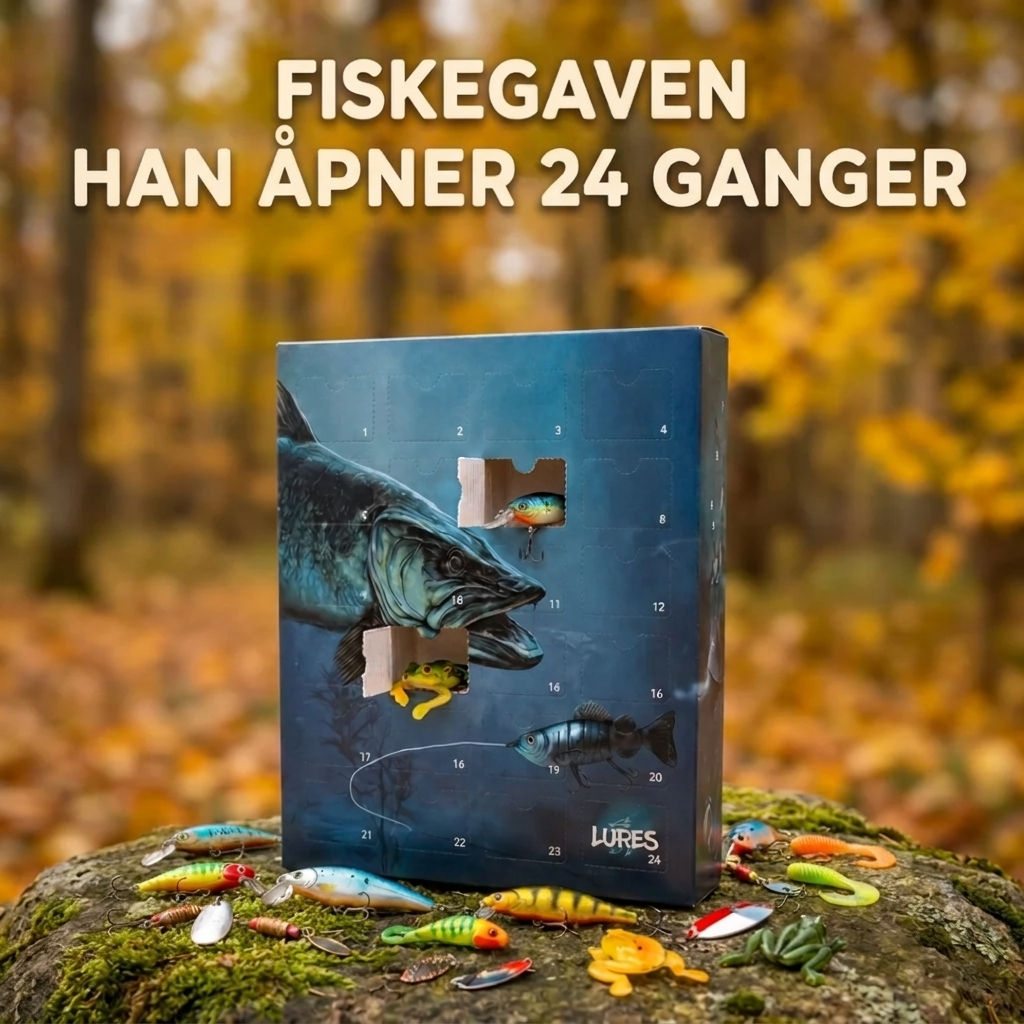 Fiskekalenderen – 24 unike fiskesluker