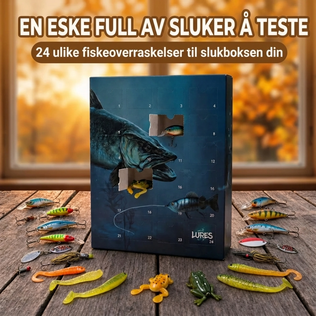 Fiskekalenderen – 24 unike fiskesluker